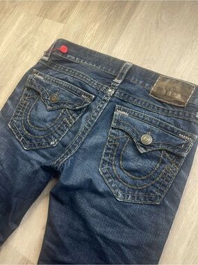 True Religion Dark Blue ricky bootcut Jeans